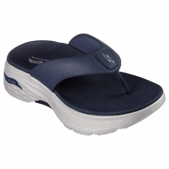 Men Navy-Blue Casual Slippers