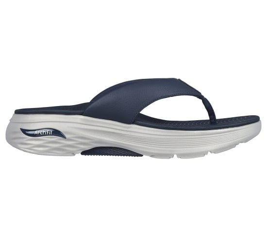 Men Navy-Blue Casual Slippers