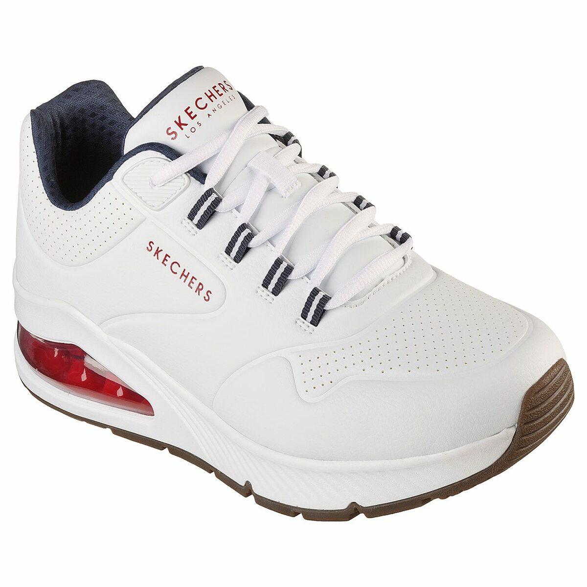 Buy Skechers Men White Sports Walking Shoes Online SKU 158 232181 16 10 Metro Shoes