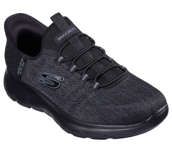 Men Black Sports Walking Shoes