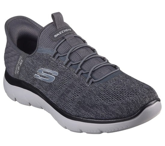 Men Grey Sports Walking Shoes