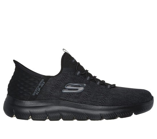 Men Black Sports Walking Shoes