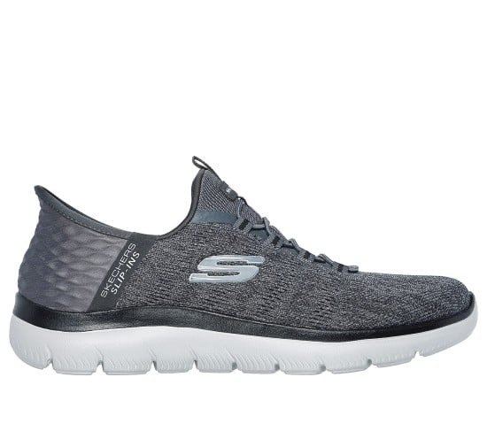 Men Grey Sports Walking Shoes