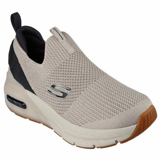 Men Beige Sports Walking Shoes