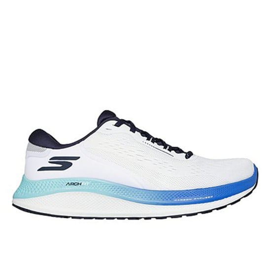 Men White-multi Sports Lace Up