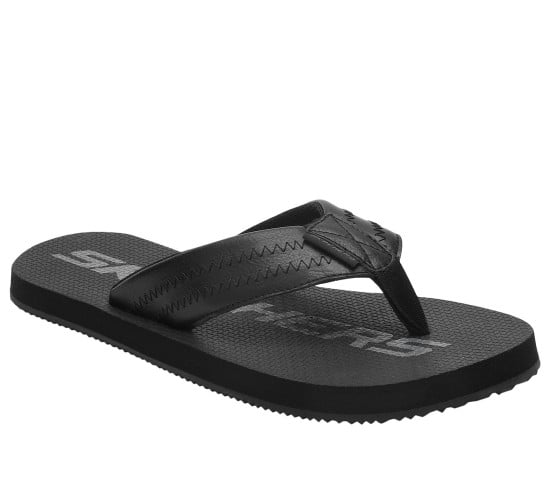 Men Black Casual Slippers