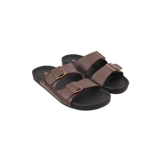 Men Brown Casual Slippers