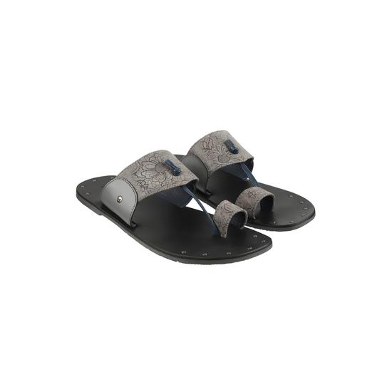 Men Grey Casual Slippers