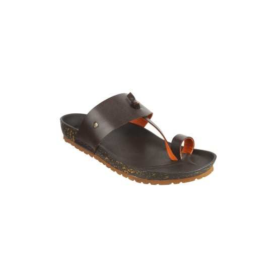 Men Brown Casual Slippers