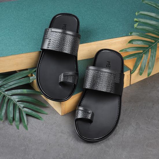 Men Black Casual Sandals