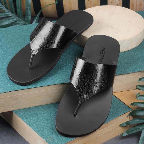 Men Black Casual Sandals