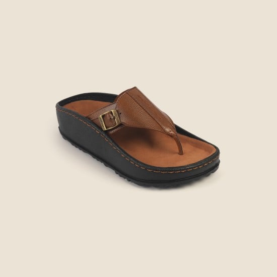 Men Tan Casual Slippers