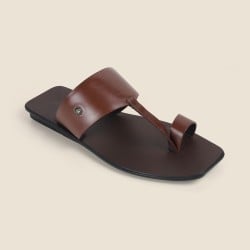 Men Tan Ethnic Kolhapuris