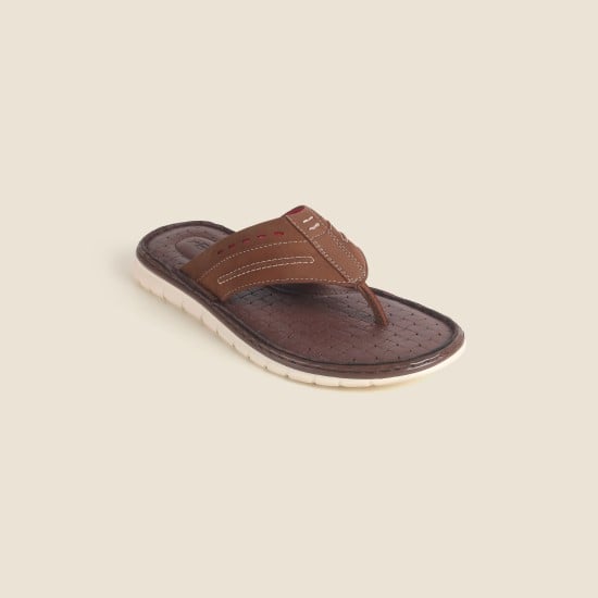 Men Tan Casual Slippers