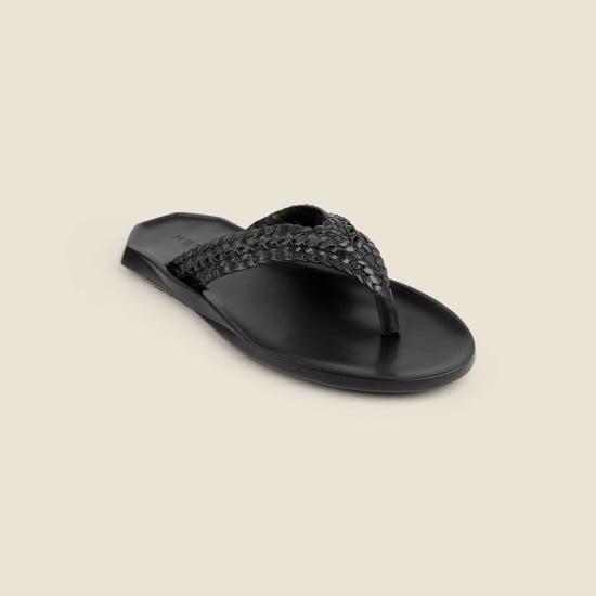 Men Black Casual Slippers