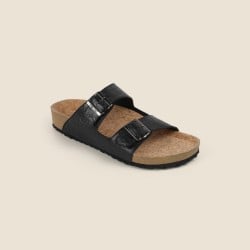 Men Black Casual Slippers