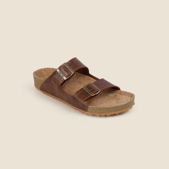 Men Tan Casual Slippers