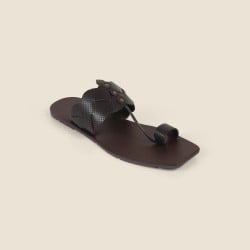 Men Brown Ethnic Kolhapuris
