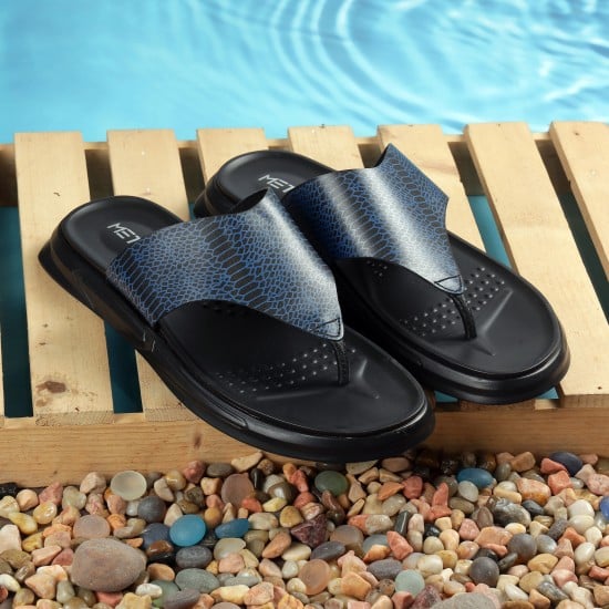 Men Black Casual Slippers