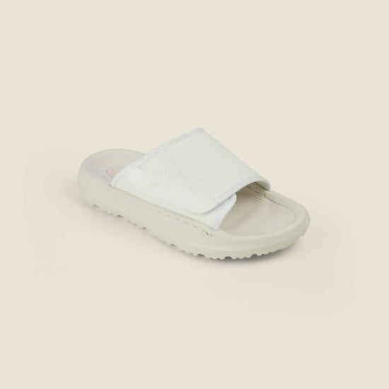 Men White Casual Slippers