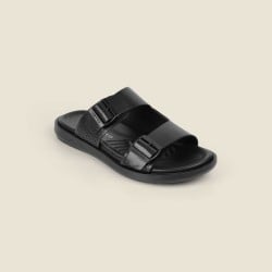 Men Black Casual Slippers