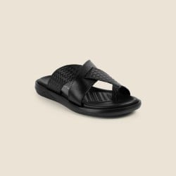 Men Black Casual Slippers