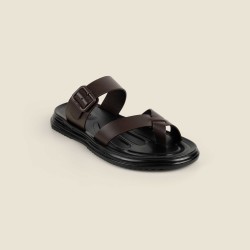 Men Brown Casual Slippers