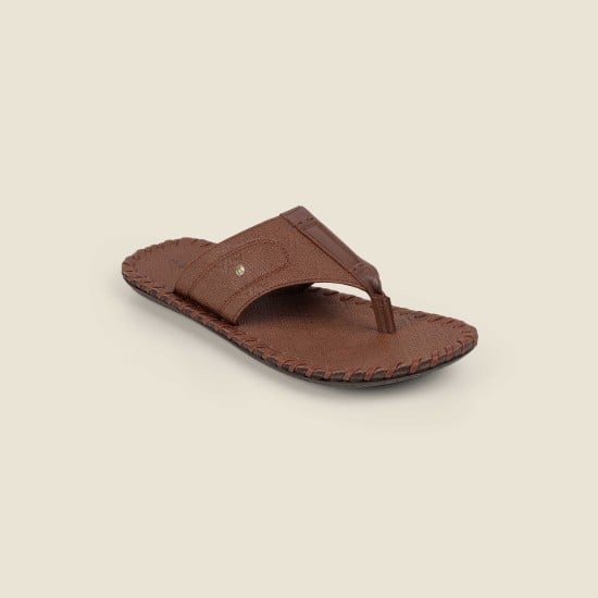 Men Tan Casual Slippers