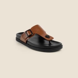 Men Tan Casual Slippers