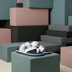 Men White Casual Slippers