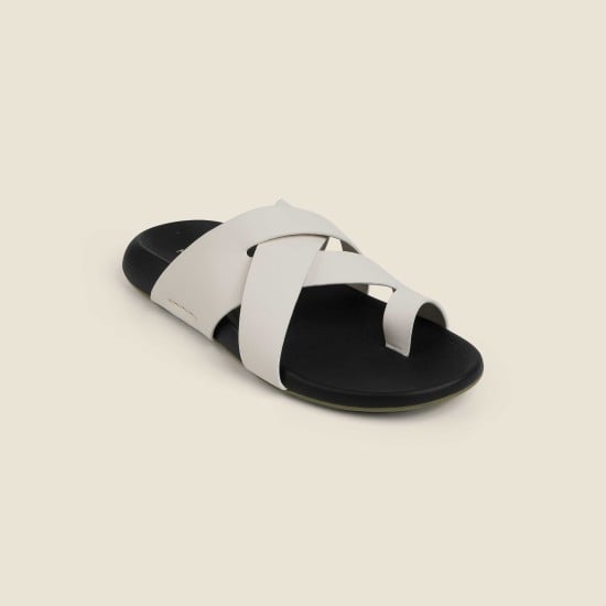 Men Beige Casual Slippers