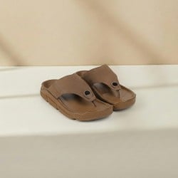 Men Khaki Casual Slippers