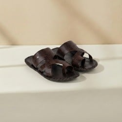 Men Brown Casual Slippers