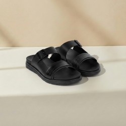 Men Black Casual Slippers