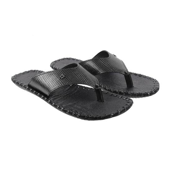 Men Black Casual Slippers