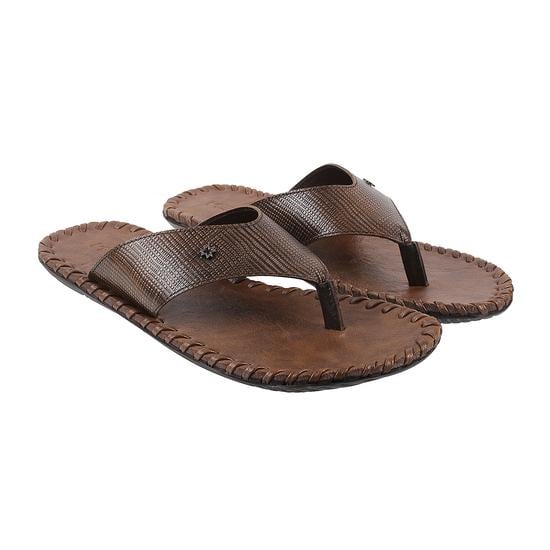 Men Tan Casual Slippers