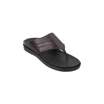 Metro Men Brown Casual Slippers(SKU: 16-191-12-41)