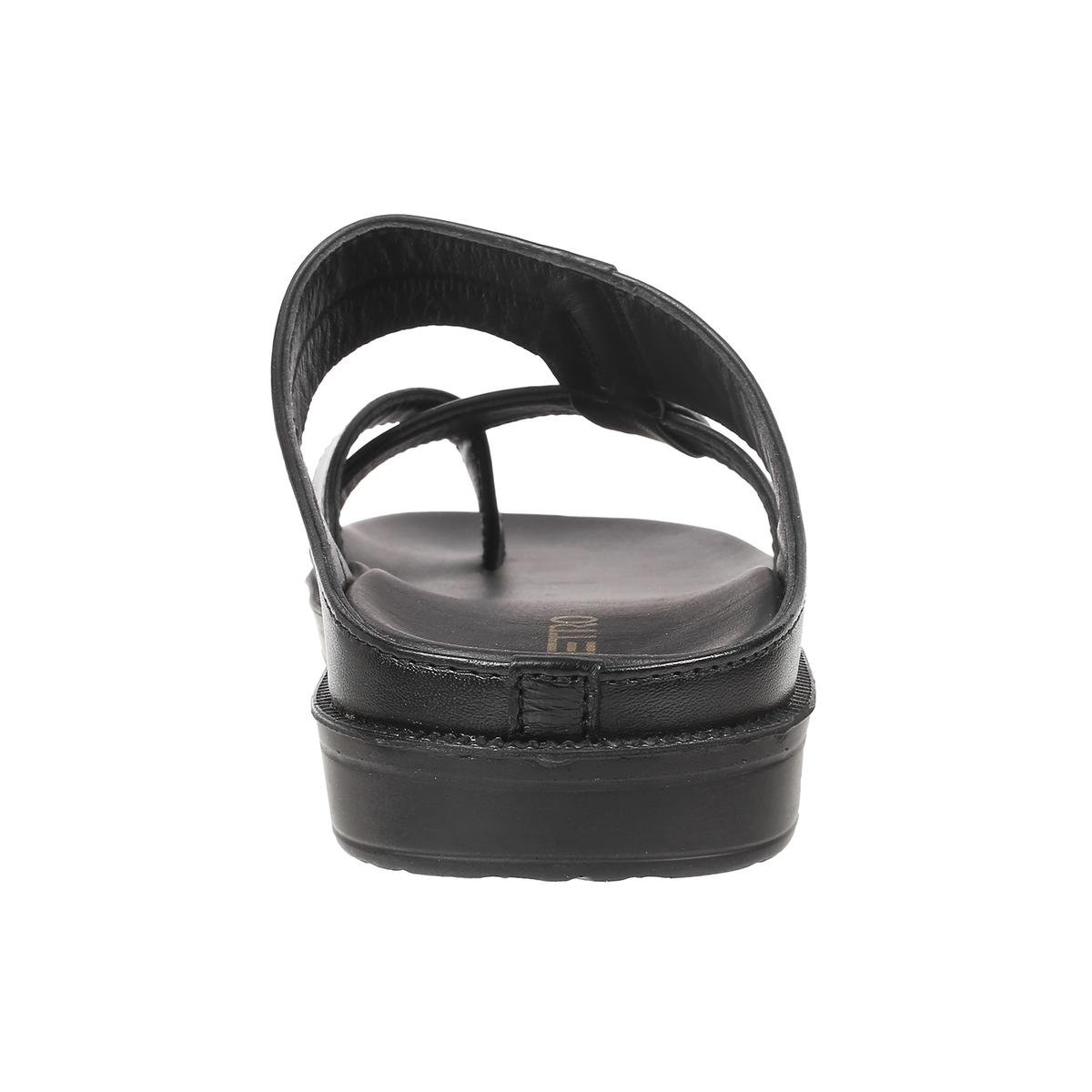 Buy Men Black Casual Slippers Online | SKU: 16-194-11-40-Metro Shoes