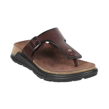 Men Brown Casual Slippers