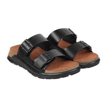 Metro Men Black Casual Slippers(SKU: 16-201-11-41)