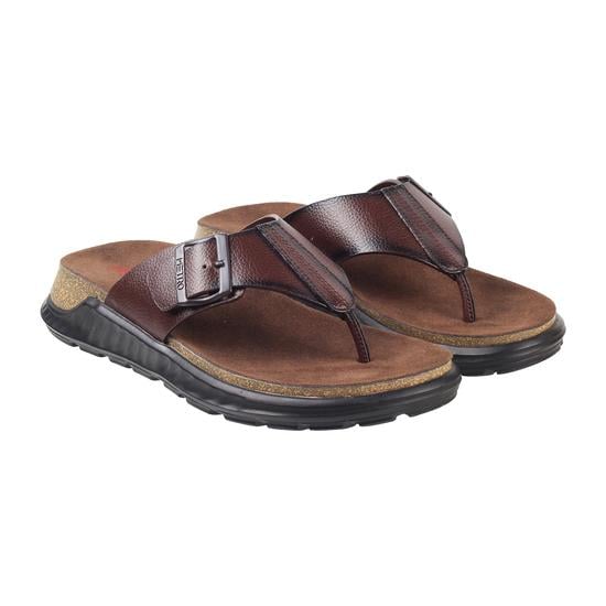 Men Brown Casual Slippers