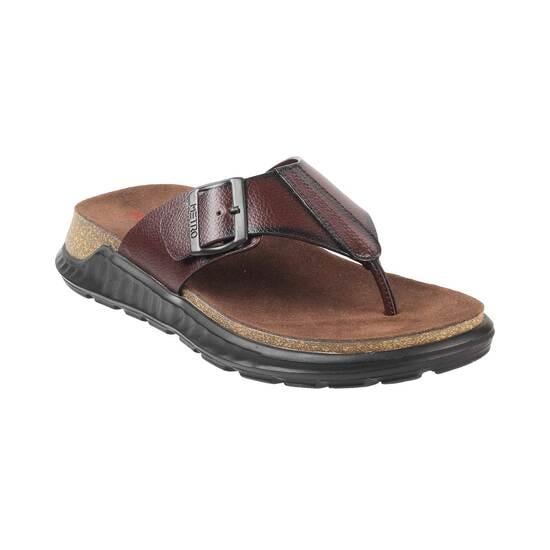 Men Brown Casual Slippers