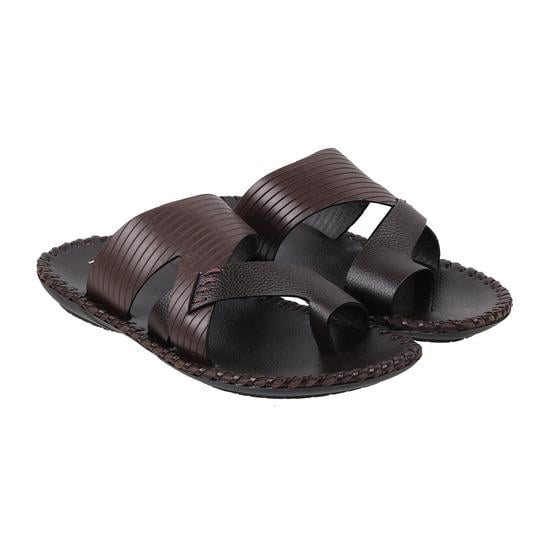 Men Brown Casual Slippers