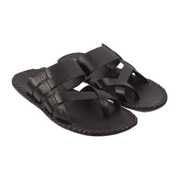 Metro Men Brown Casual Slippers(SKU: 16-218-12-40)