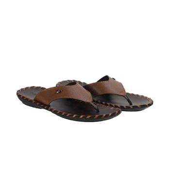 Metro Men Brown Casual Slippers(SKU: 16-240-12-41)