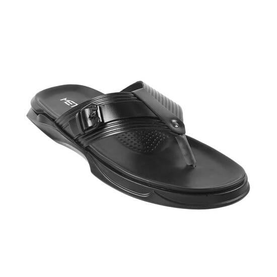 Men Black Casual Slippers