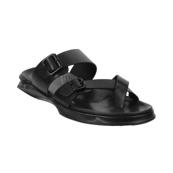 Metro Men Black Casual Slippers(SKU: 16-286-11-41)