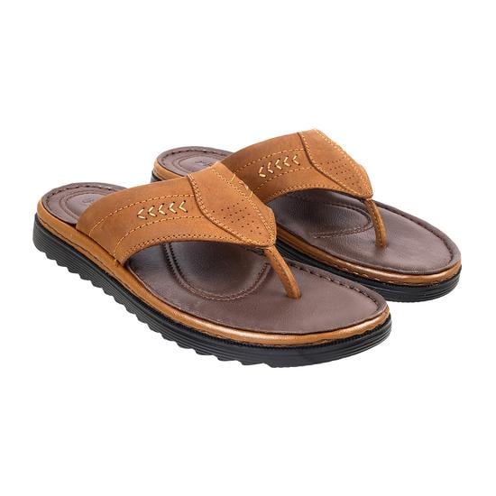 Men Tan Casual Slippers