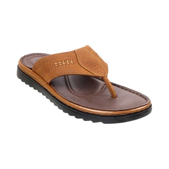 Men Tan Casual Slippers
