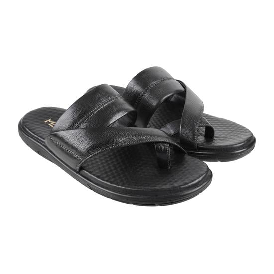 Men Black Casual Slippers